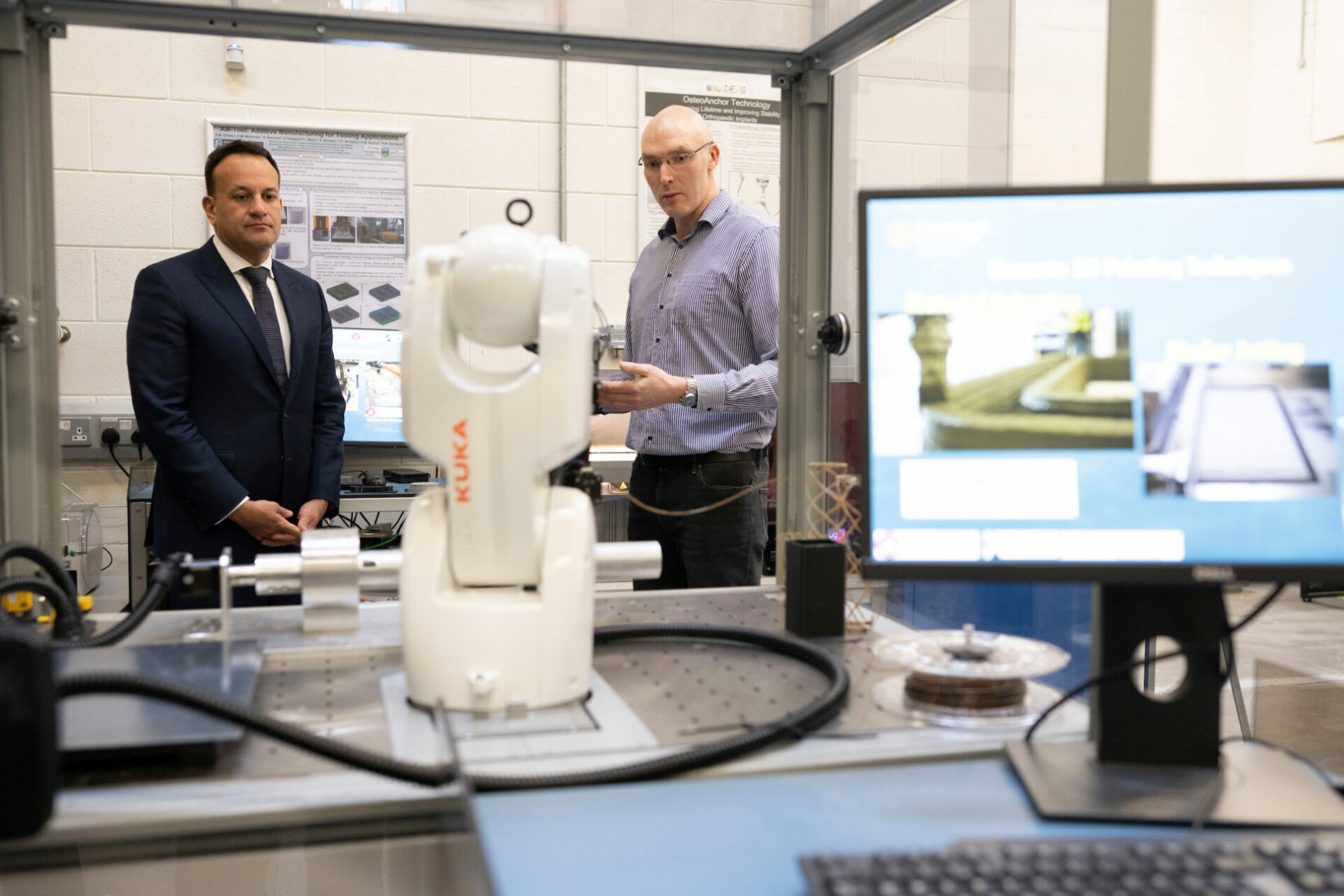 Tánaiste and Minister for Enterprise, Trade and Employment, Leo Varadkar at Construct Innovate in Galway.